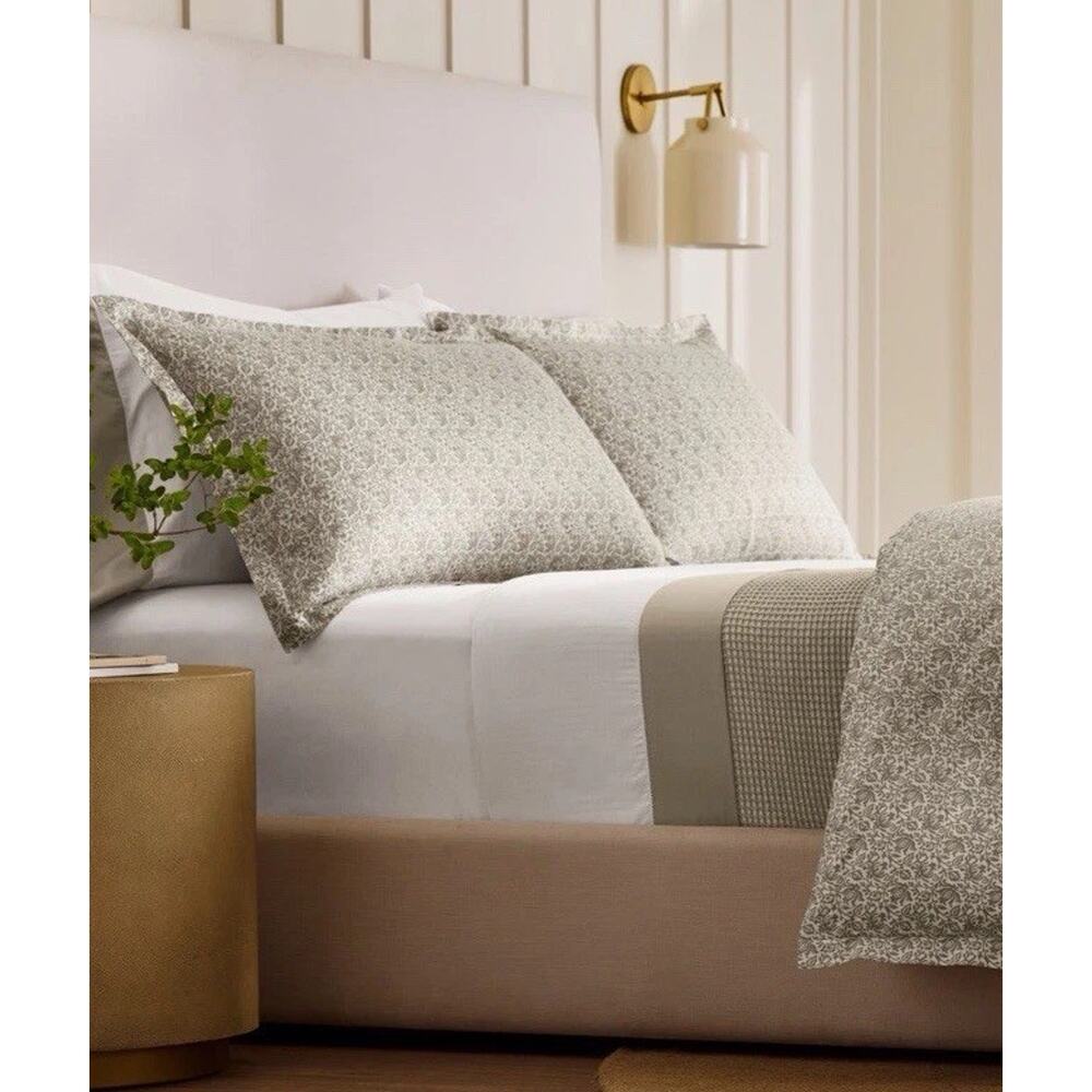 Boll & Branch 2 Tone Waffle Organic Cotton Blanket Natural/Beige King/cal King